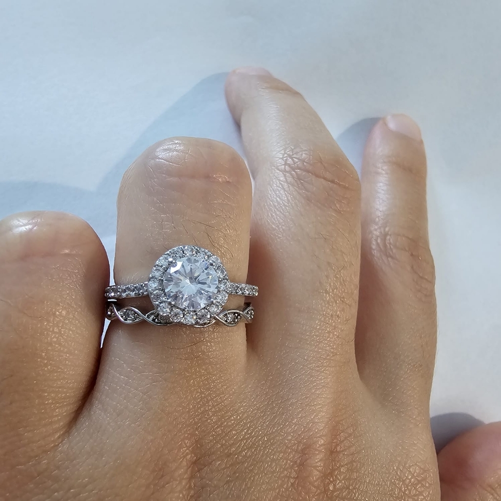 925 sterling silver ring Stamped band